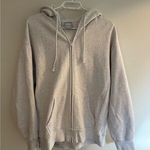 TNA Light Gray Women's Zip-Up Hoodie